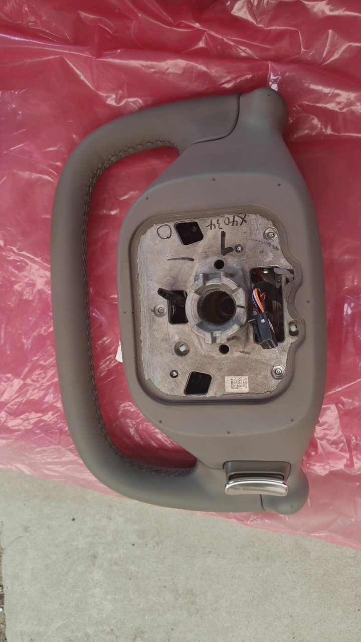 IM Motors 半幅 Lenkrad, OEM, Leder, mit Silber Dekoration Stück