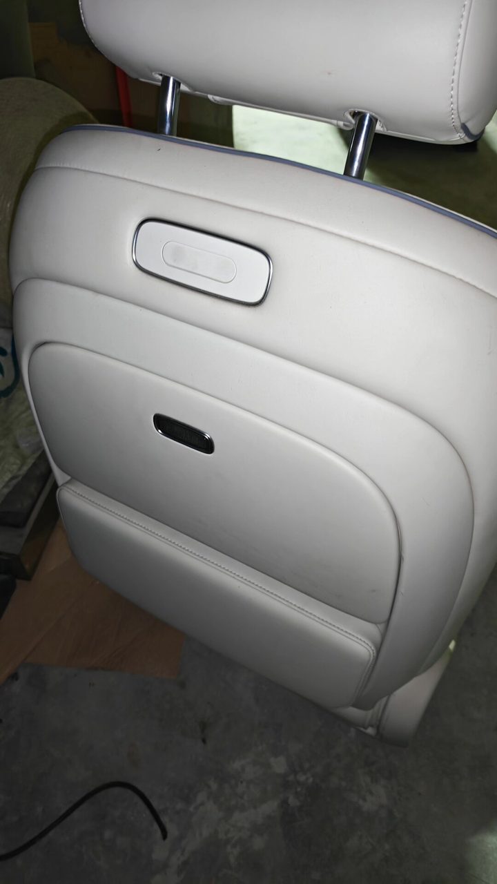 Stelato S9 Beifahrerseite Sitz, OEM, m Weiß Lederoberfläche, mit Elektrische Verstellung, Belüftung Heizung