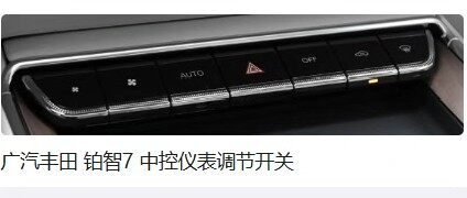GAC Toyota bZ 7 Zentraleinheit Instrumentenkombi Verstellung Schalter