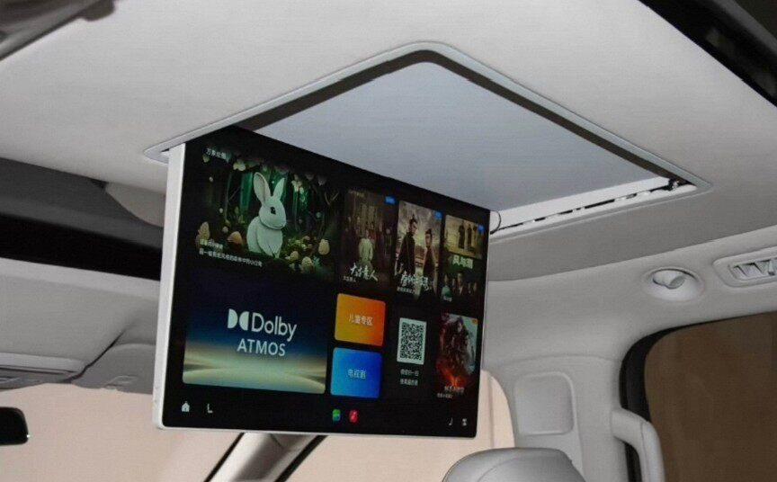Leapmoon D19 rear flip-up screen