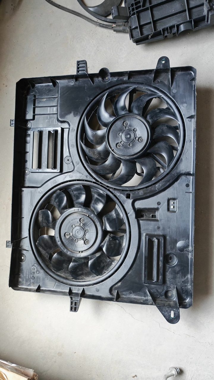 Li Auto L9OEM Cooling Fan Assembly, Dual Cooling Fan Design, with Control Module