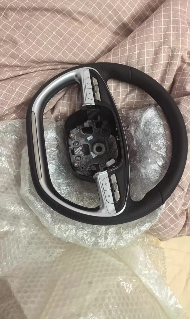 Xpeng G9 Lenkrad, schwarzes Leder, mit Multifunktionstasten, passend für Xpeng G9 Modelle, OEM