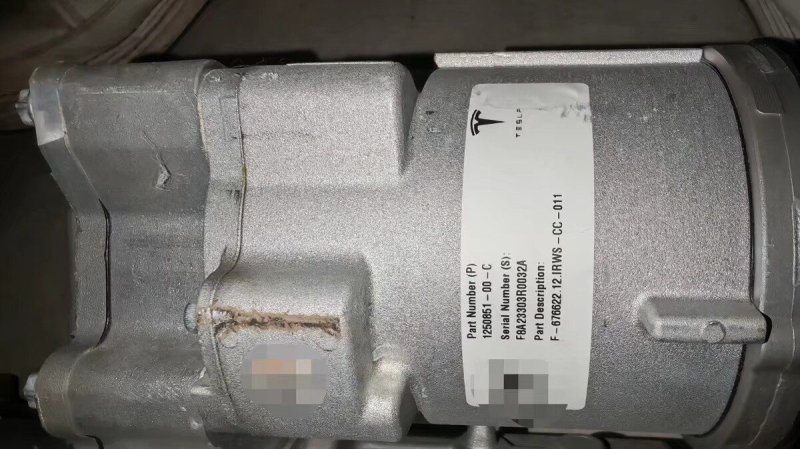 Tesla 사이버트럭 후륜 조향 유닛 어셈블리, 포함 모터, 순정 해체 부품, 커넥터 완비