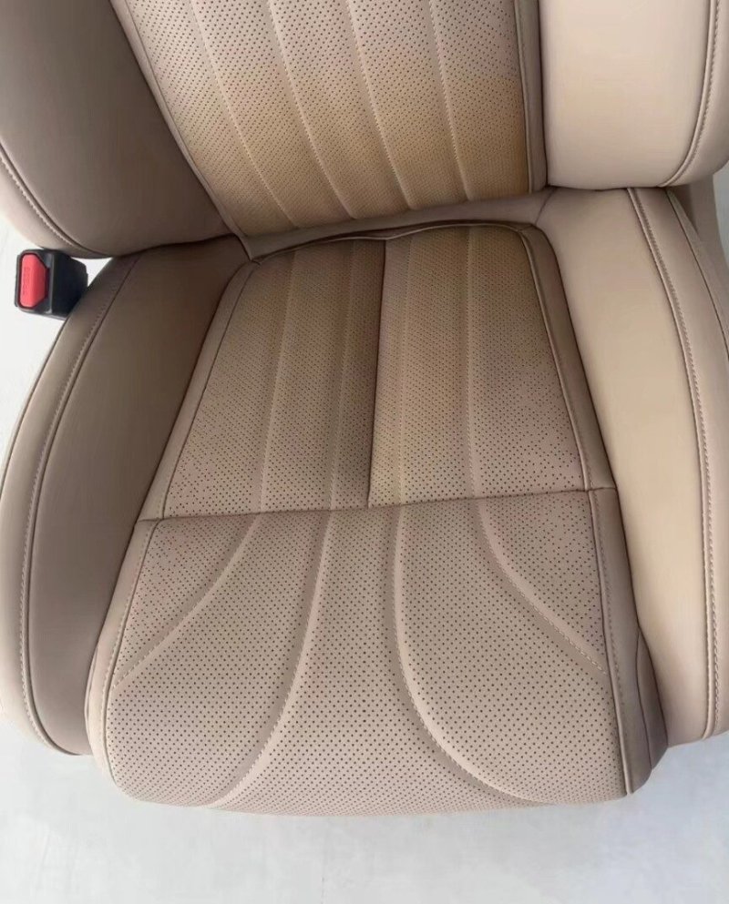 XPeng G9 運転席シート、 純正解体部品、 動作良好、 皮革表面 完全、 構造 頑丈