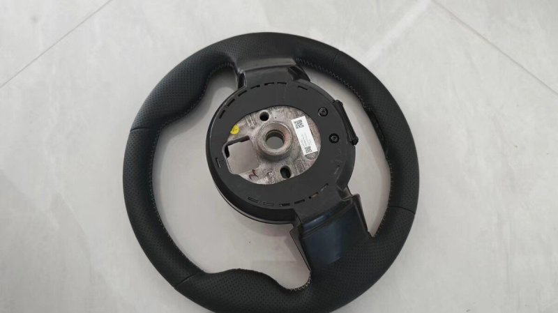 BMW MINI 純正 ステアリングホイール、 付き 多機能ボタン、 皮革表面 完全、 構造良好