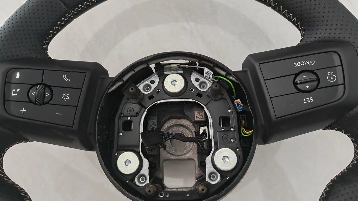 BMW MINI 순정 스티어링 휠, 포함 다기능 버튼, 가죽 표면 완전, 구조 완전