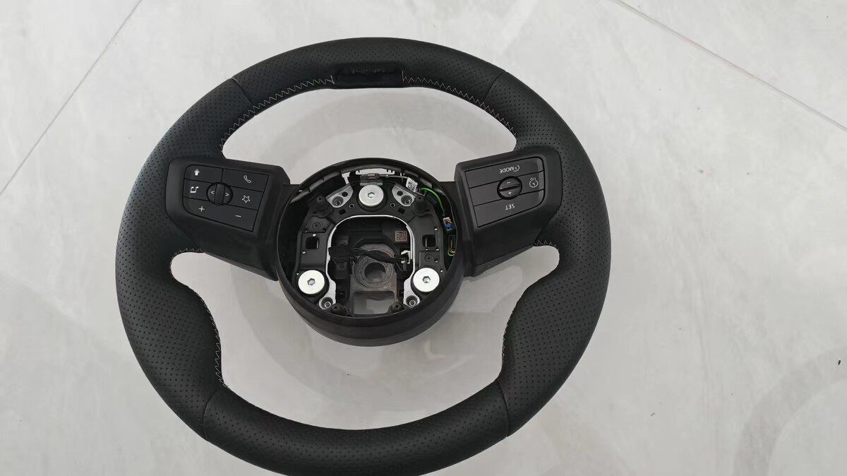 BMW MINI 순정 스티어링 휠, 포함 다기능 버튼, 가죽 표면 완전, 구조 완전