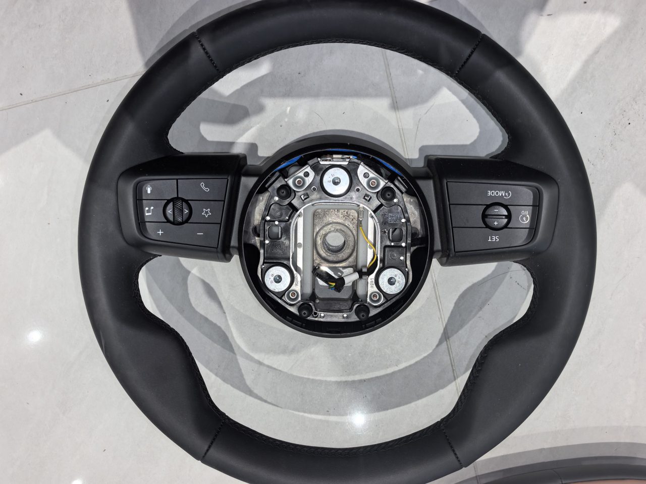 BMW MINI 광선 버전 스티어링 휠, 순정 해체 부품, 가죽 재질, 포함 다기능 버튼
