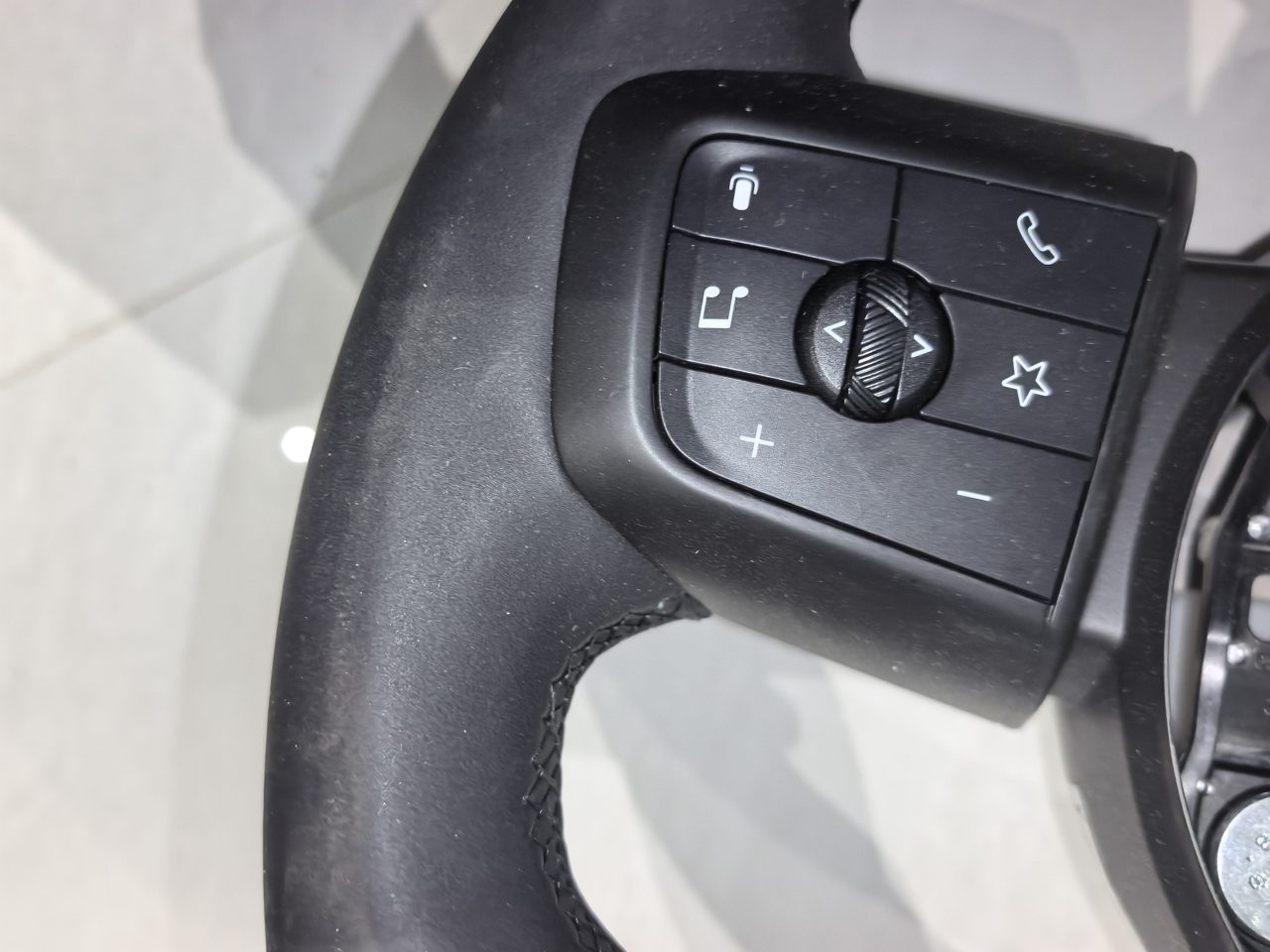 BMW MINI 광선 버전 스티어링 휠, 순정 해체 부품, 가죽 재질, 포함 다기능 버튼