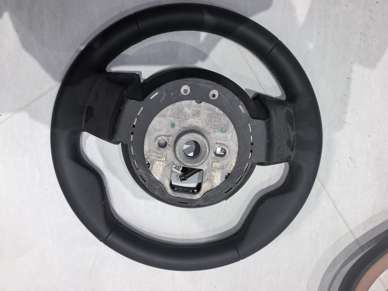 BMW MINI 광선 버전 스티어링 휠, 순정 해체 부품, 가죽 재질, 포함 다기능 버튼