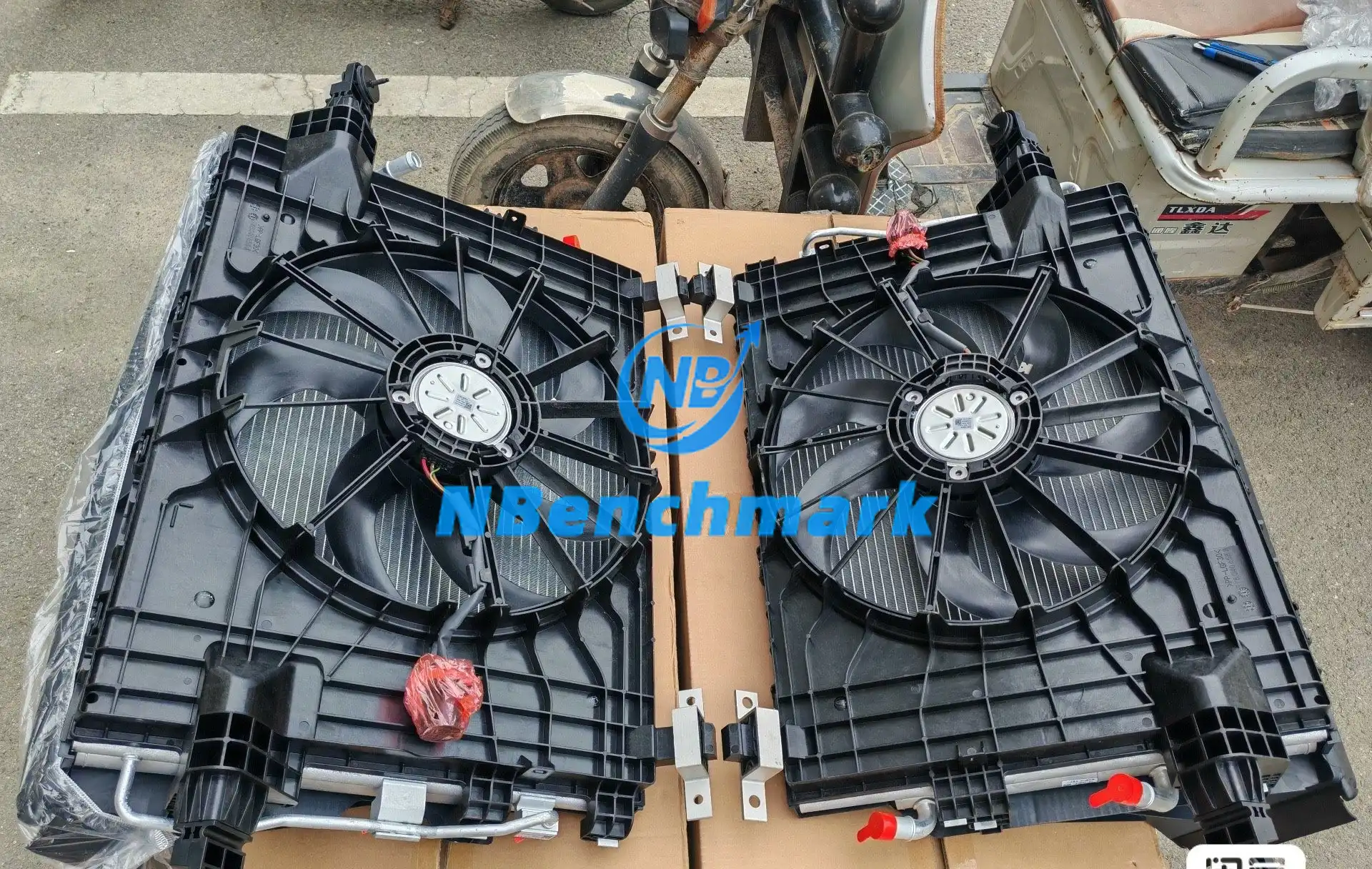 Xiaomi YU7 water tank assembly, condenser assembly, electronic fan, water tank cover