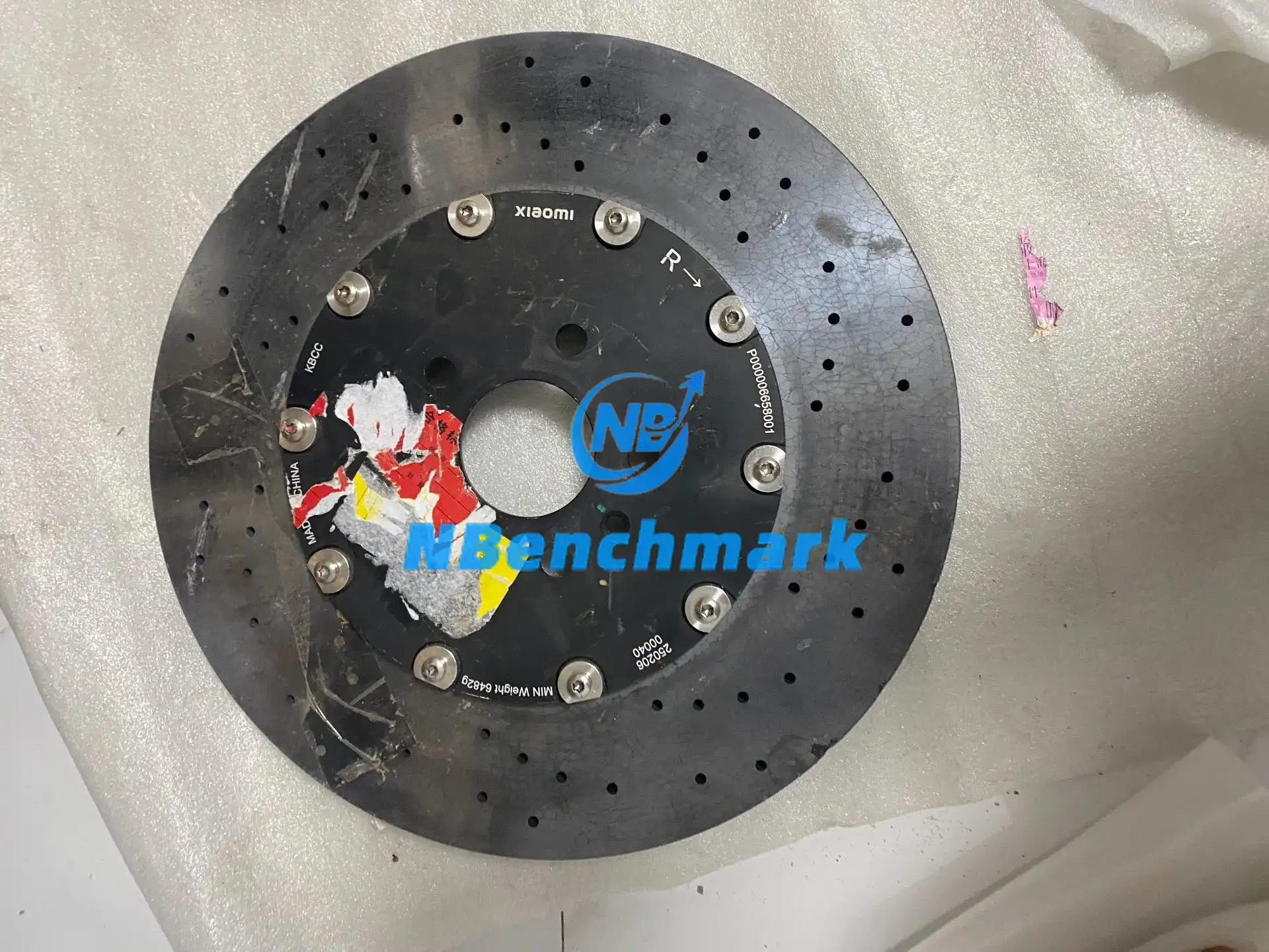Xiaomi SU7 Ultra brake discs, rear wheel brake discs, carbon ceramic brake discs